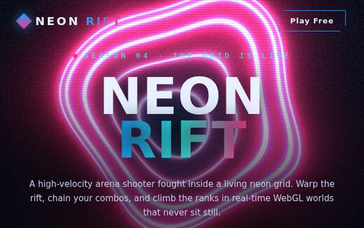 Neon Rift design direction