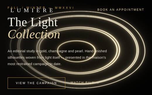 Luxury Fashion design direction