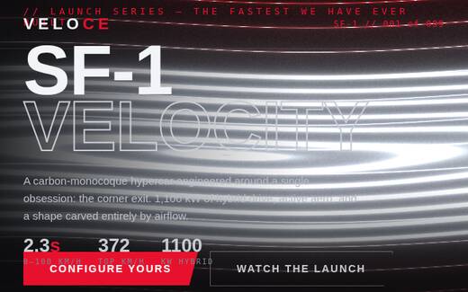 Automotive Velocity design direction