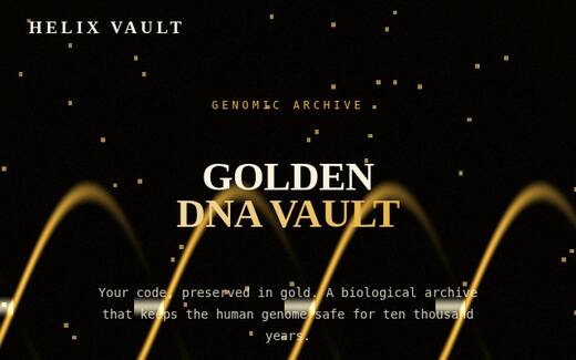 Golden Dna Vault design direction