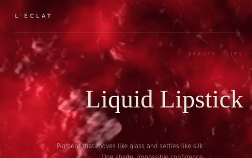 Liquid Lipstick design direction