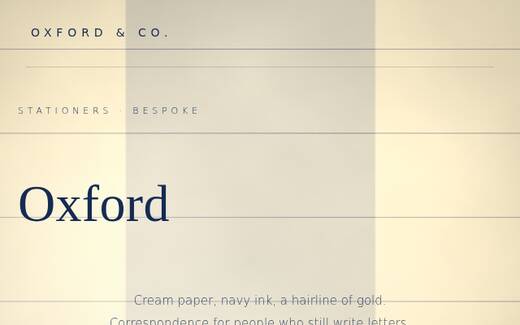 Oxford design direction