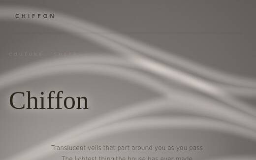 Chiffon design direction