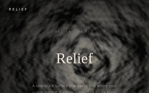 Relief design direction